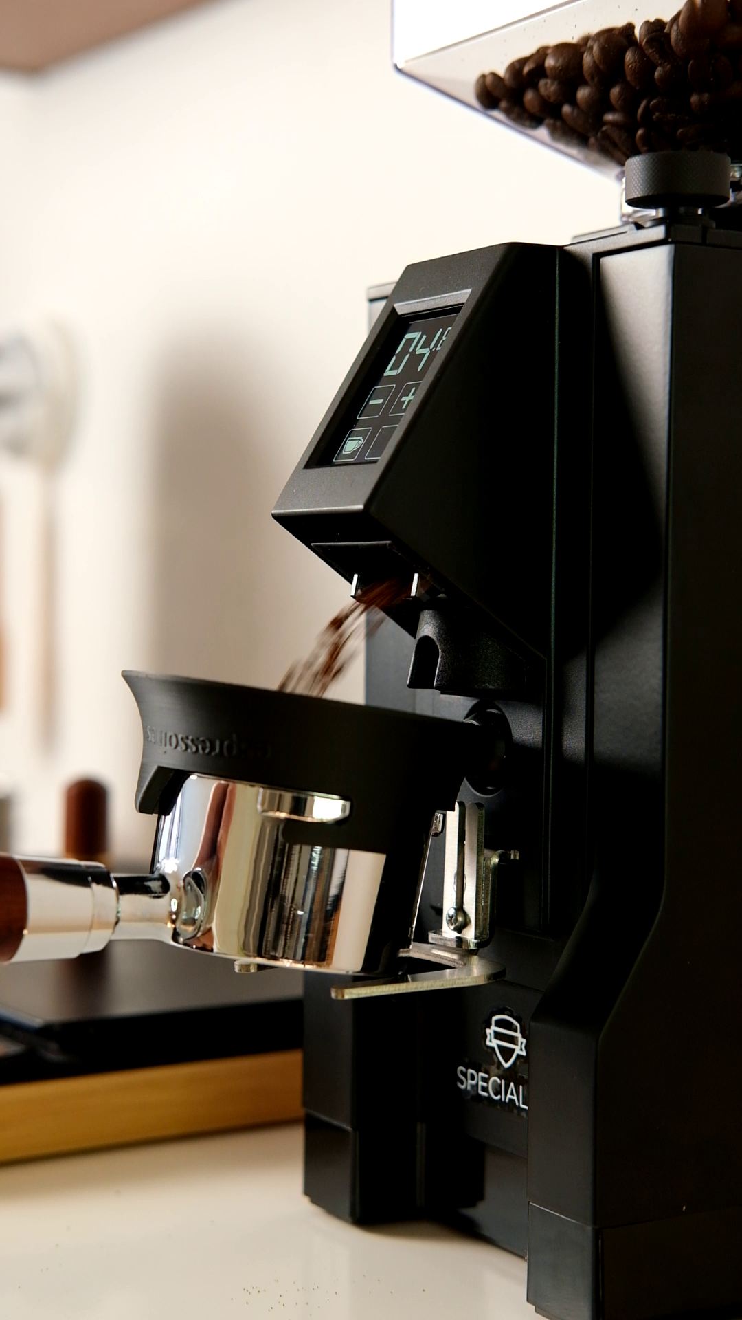 Dosiertrichter Siebträger Eureka Mignon Mühle