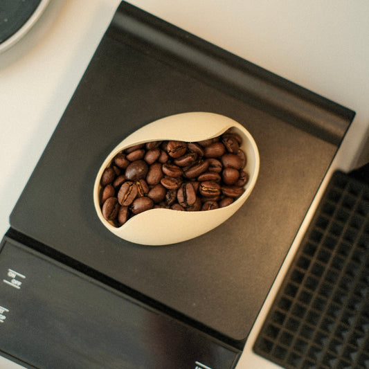 Dosierschale_Kaffeebohnen_Waage